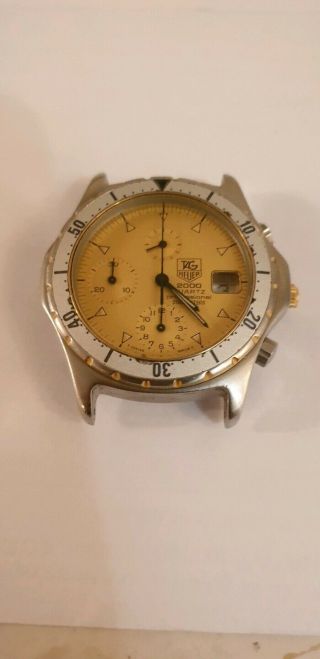 Tag Heuer 2000 Quartz Professional 200m Chronograph Vintage Watch Head - 274.  006/1