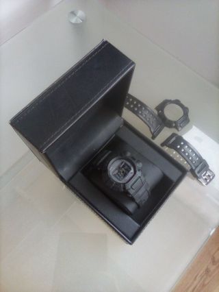 Casio G Shock Mudman Gw - 9010mb.  Rare Men In Mat Black Series.  Strap & Bezel