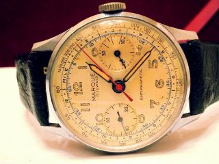 Vintage (near -) Marque Valjoux - Venus Chronograph Alpha Watch Co Mens Watch
