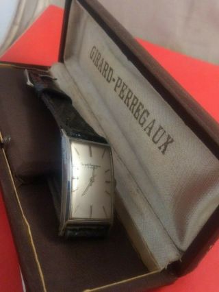 Girard Perregaux Mens Watch,  Swiss,  - Art Deco.  Vintage - W/box
