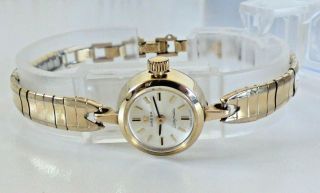 Vintage Omega Ladymatic Watch 14k Gold Filled
