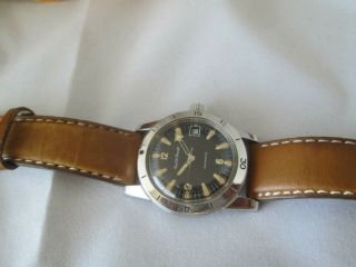 Paul Le Grande Vintage 60 ' s Diver all stainless steel great Patina 5