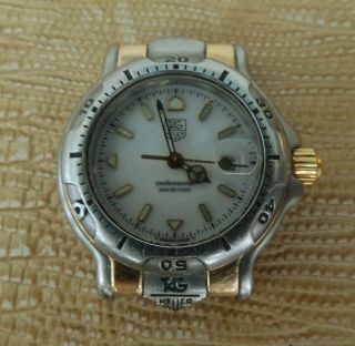 Tag Heuer 6000 Professional Ladies Stainless Steel & 18k Gold Watch Wh1351 - K1