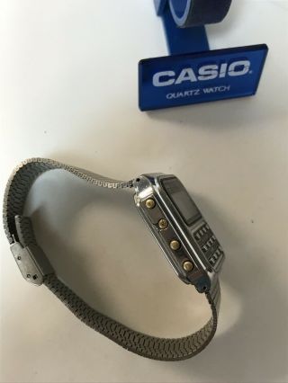 Rare Vintage Casio CA - 951 Calculator Wrist Watch Module 166 Japan Multi Alarm 7
