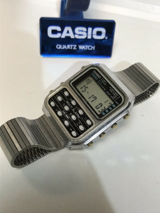 Rare Vintage Casio CA - 951 Calculator Wrist Watch Module 166 Japan Multi Alarm 8
