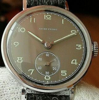 Ancre Primo Rare Old 1940 " S Swiss Made Mechanical Wrist Watch