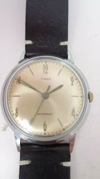 Vintage 1965 Timex Marlin 2017 2465 Service And Keeping Time T - 9