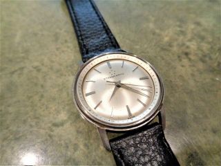 Vintage Rare Eterna - Matic Hidden Crown 1412 Caliber Swiss Watch Adjusted Repair