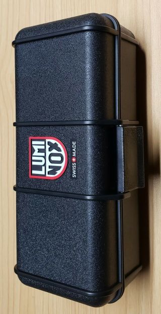 LUMINOX Sentry 0200 BLACK Dial RED Markings Swiss Watch: Box,  Tag,  & Books 5