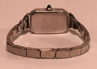 Goering Ladies Swiss Watch With Diamond And Emrald Case 3