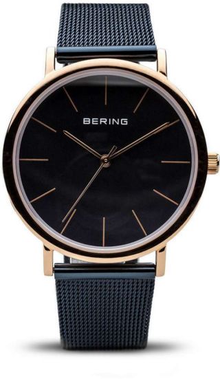 Bering Time Watch - Classic - Unisex Polished Rose Gold - Tone 13436 - 367