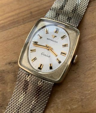 Vintage Men’s Wittnauer - Geneve,  1970s,  Fully,  17 Jewel,  Swiss Made
