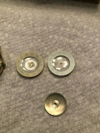 Elgin Golf Ball Jump Hour Direct Read Watch Case and Parts 6