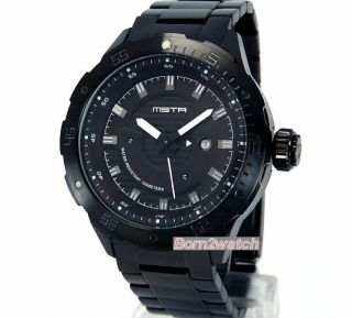 Meister Do103ss Men Swiss Made Black Ion Coated Steel