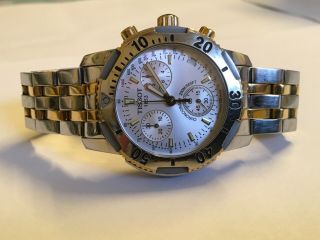 Men’s Tissot 1853 Chronograph Divers Wristwatch Sapphire Crys Swiss Made