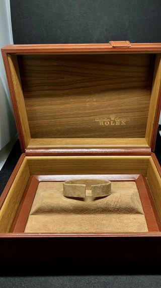 Rolex Day Date 18038 Box And Book,  Authentic Rolex Leather Single Quick Box. 2