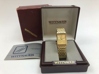 Vintage Longines Wittnauer Qwr W/ Box Westinghouse Award Watch
