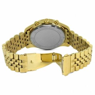 Michael Kors Mens MK8286 45mm Lexington Black Dial Chronograph Wrist Watch 2
