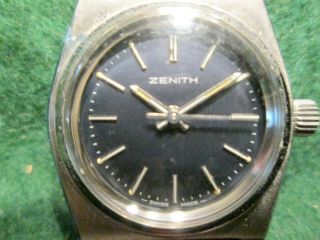 Vintage Zenith Hand Winding Stainless Steel Watch – Old Stock