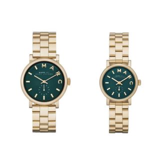 Marc By Marc Jacobs Watch Mbm3245 For Unisex Women & Man Mbm3249 Gold Green