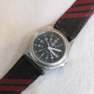 Vintage Luminox Watch H3 Mbm Swiss Made 5 Atm Date 24 Hour Field Watch