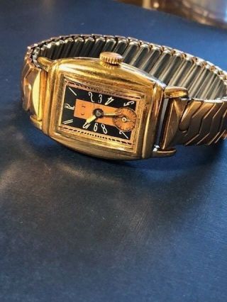 Unique Vintage Art Deco Watch.  Rare And Stylish.  Serviced.