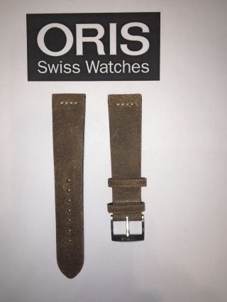 Oris Divers Sixty - Five 65 Strap/ Brown Leather Band For 73377204055 - 0752102