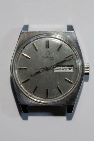 Omega Automatic Day Date Model 1660120 Caliber 1020 42mm X 35mm Stainless Steel