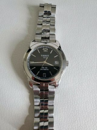 TISSOT 1853 Men ' s AUTOMATIC PR50 With Date Stainless Steel Sapphire crystal 36mm 7