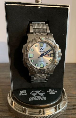 Rare Limited Edition Reactor Meltdown 72002 Mens Solid Stainless Steel Watch