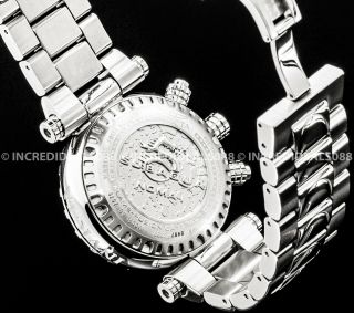 Invicta Men Subaqua Noma I Swiss Chronograph Silver Bracelet Black Ltd Ed Watch 5