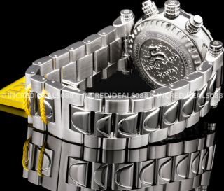 Invicta Men Subaqua Noma I Swiss Chronograph Silver Bracelet Black Ltd Ed Watch 6
