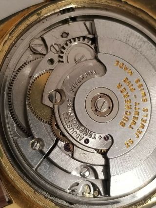 1960/70 Bucherer Officially Certified Chronometer Auto ETA 2821 25j Wristwatch 7