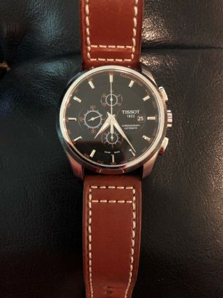 Tissot Couturier Chronograph Wrist Watch For Men