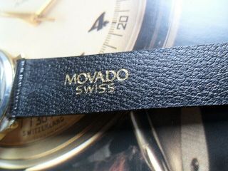 Vintage 1950 ' s Men ' s Movado Tempo - Matic Sub - Sea Swiss Automatic Watch Runs 8