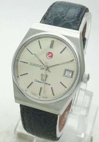 Vintage Rado Green Horse 17J Automatic Cal 2824 - 2 Date Swiss Men ' s Wrist Watch 2