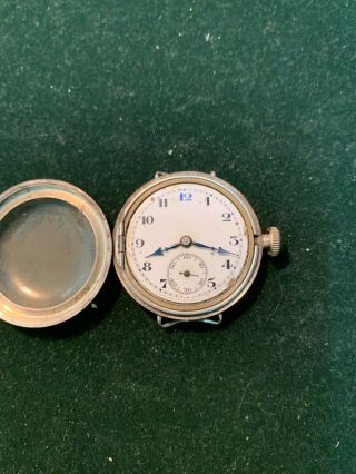 1926 Borgel Silver Cased Gents Wristwatch.