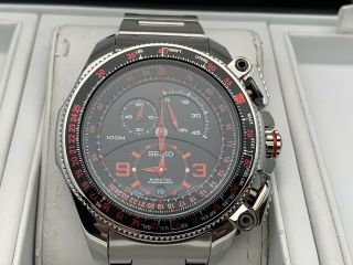 Seiko Rare & Limited Edition Chronograph Snl067 Only 750 Made Worldwide