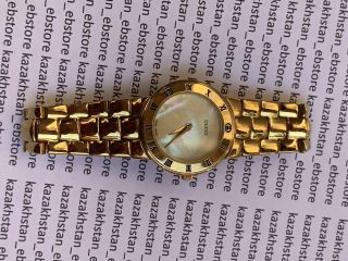 Gucci Watch Ladies Gold Plated Roman Numerals Quartz Ref: 3300.  2.  L Pearl Dial