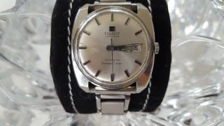 Vintage Men ' s Tissot Visodate Seastar Seven Automatic Watch Rare 4