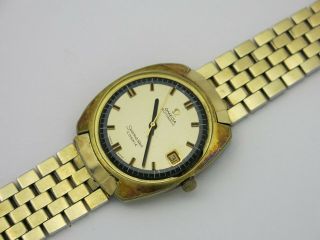 Omega 1960s Seamaster Cosmic Gold Filled cal.  565 Auto Mens Wristwatch 166.  022 2