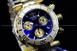 Invicta 47mm Limited Ed Subaqua Noma I Next Gent Swiss Chrono Gold Blue Watch