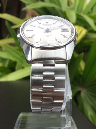 Rare Seiko 7005 - 8022 Vintage 17J w/ Date Automatic Watch Japan C 4