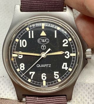 Vintage British Raf Military Issue Cwc Quartz Watch