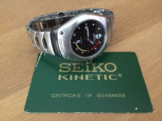 Seiko Kinetic Full Size Men’s Automatic Watch - 5m42 - 0e30 - Rare
