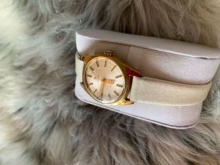 Vintage Ladies Omega Geneve Gold Plated Wrist Watch 2