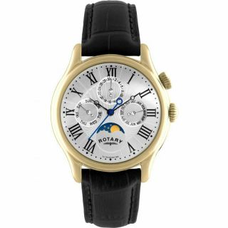 Mens Rotary Moonphase Watch Gs02839/01