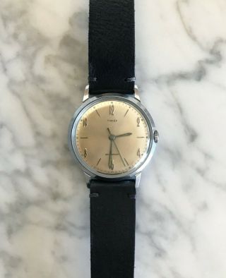 Vintage 1965 Timex Marlin 2017 2465 And Keeping Time
