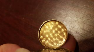 Ladies Vintage.  375 9ct Gold Watch Case With 9ct Gold Strap