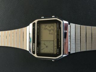 Casio Ax - 210 Melody Alarm Rare Vintage Lcd Digital Watch Spares